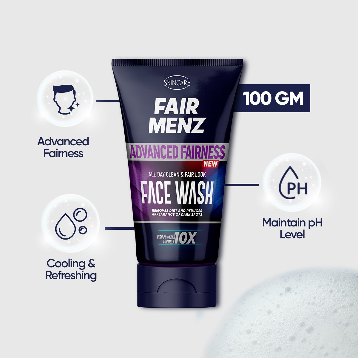FAIR MENZ Advance Fairness Face wash 10X Formula