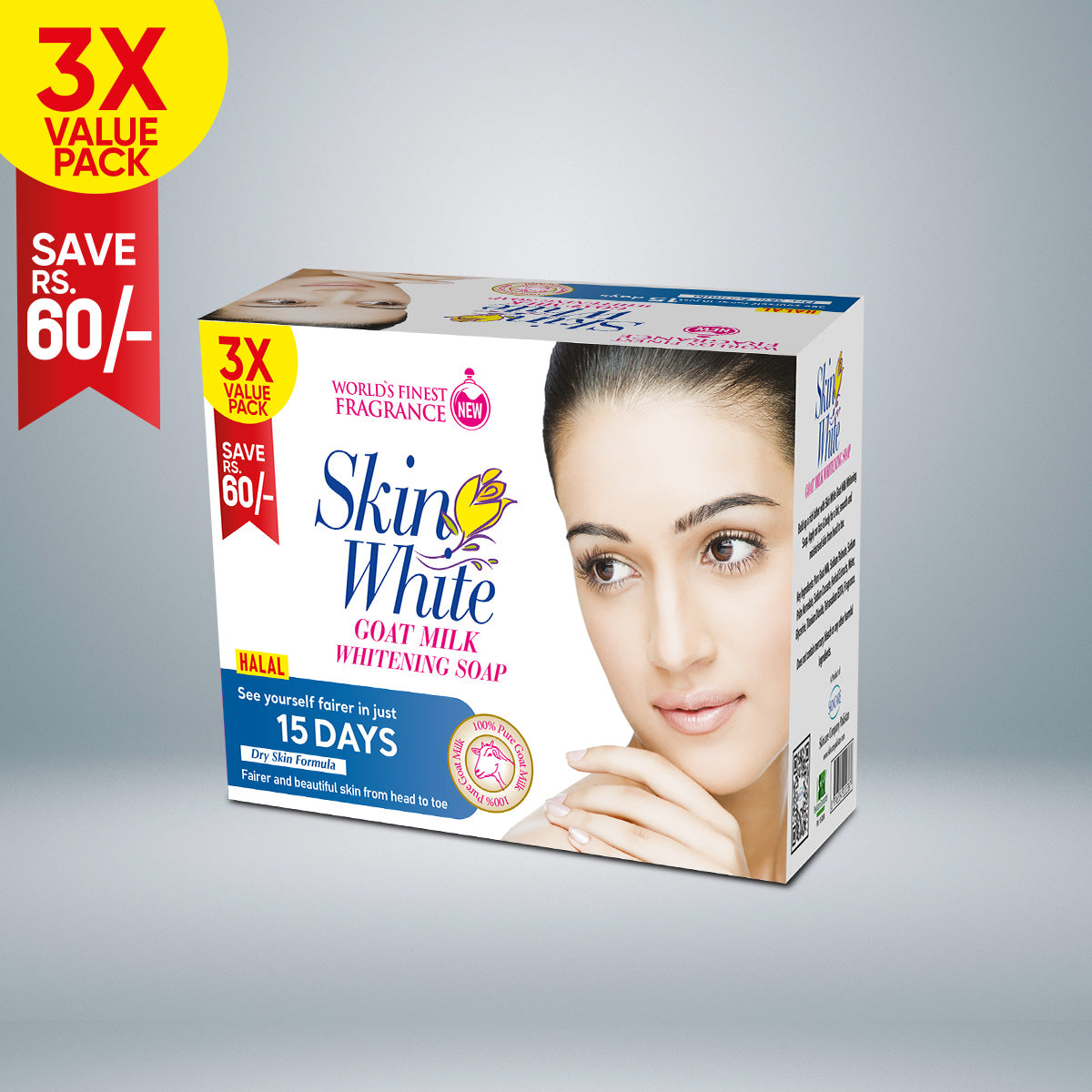 Skin white Soap Oily 3X Value Pack