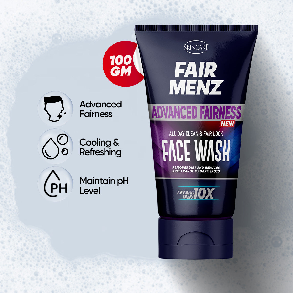 Fair Menz Advance Fairness Face wash 10X Formula