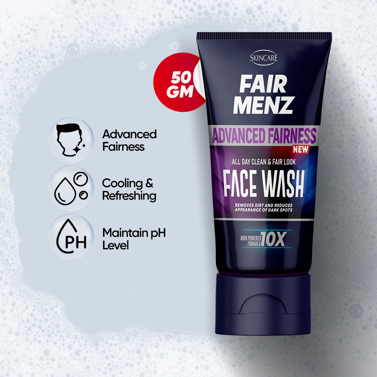 Fair Menz Advance Fairness Face wash 10X Formula