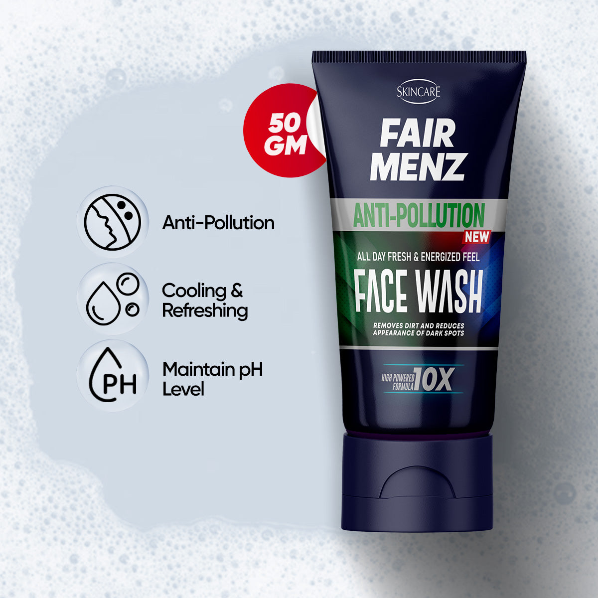 Fair menz Anti Pollution Face wash 10X Formula