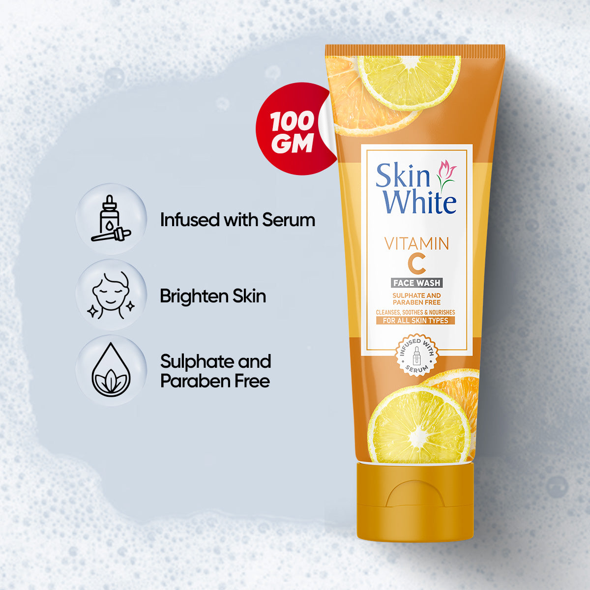 Vitamin C Face wash (Sulphate & Paraben Free)